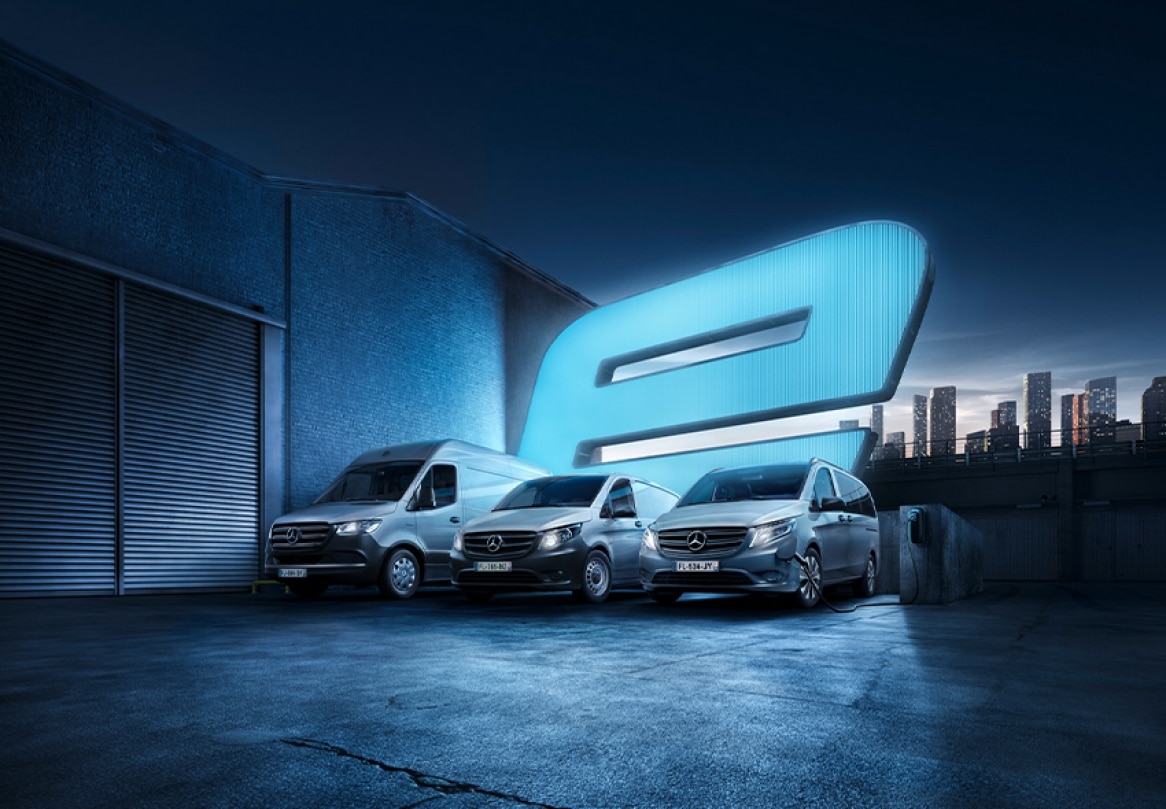 Venez découvrir la gamme utilitaire électrique dans votre concession Mercedes-Benz Kroely V.I. 57 à Metz.