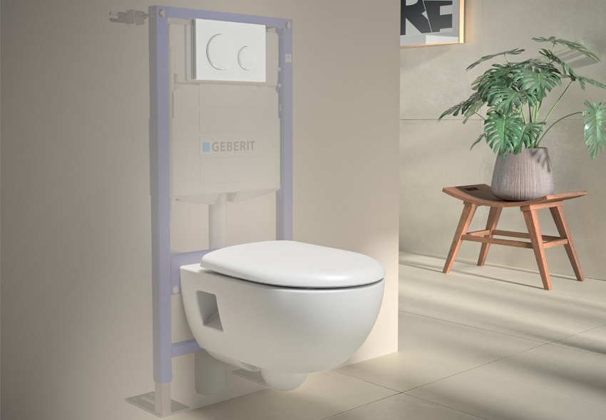 Bâti-packs® Geberit : la solution tout-en-un pour des WC suspendus élégants et pratiques