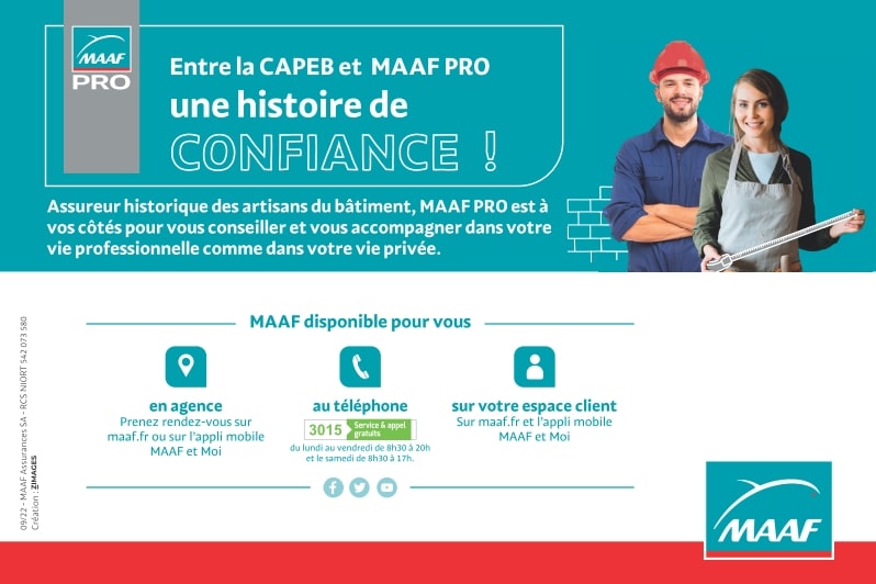 🔆Photovoltaïque :  MAAF ASSURANCES assure les adhérents de la CAPEB 57