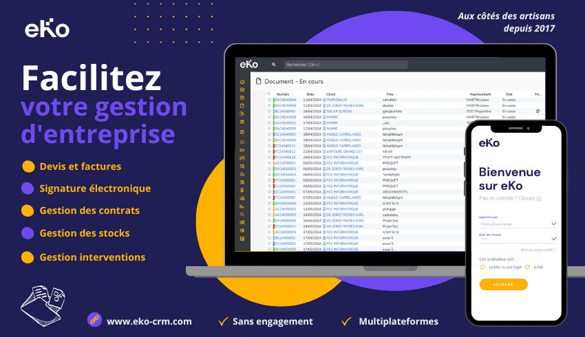🔍 Vous cherchez une solution complète pour gérer votre entreprise ? Découvrez eKo : la réponse à vos besoins ! 💼