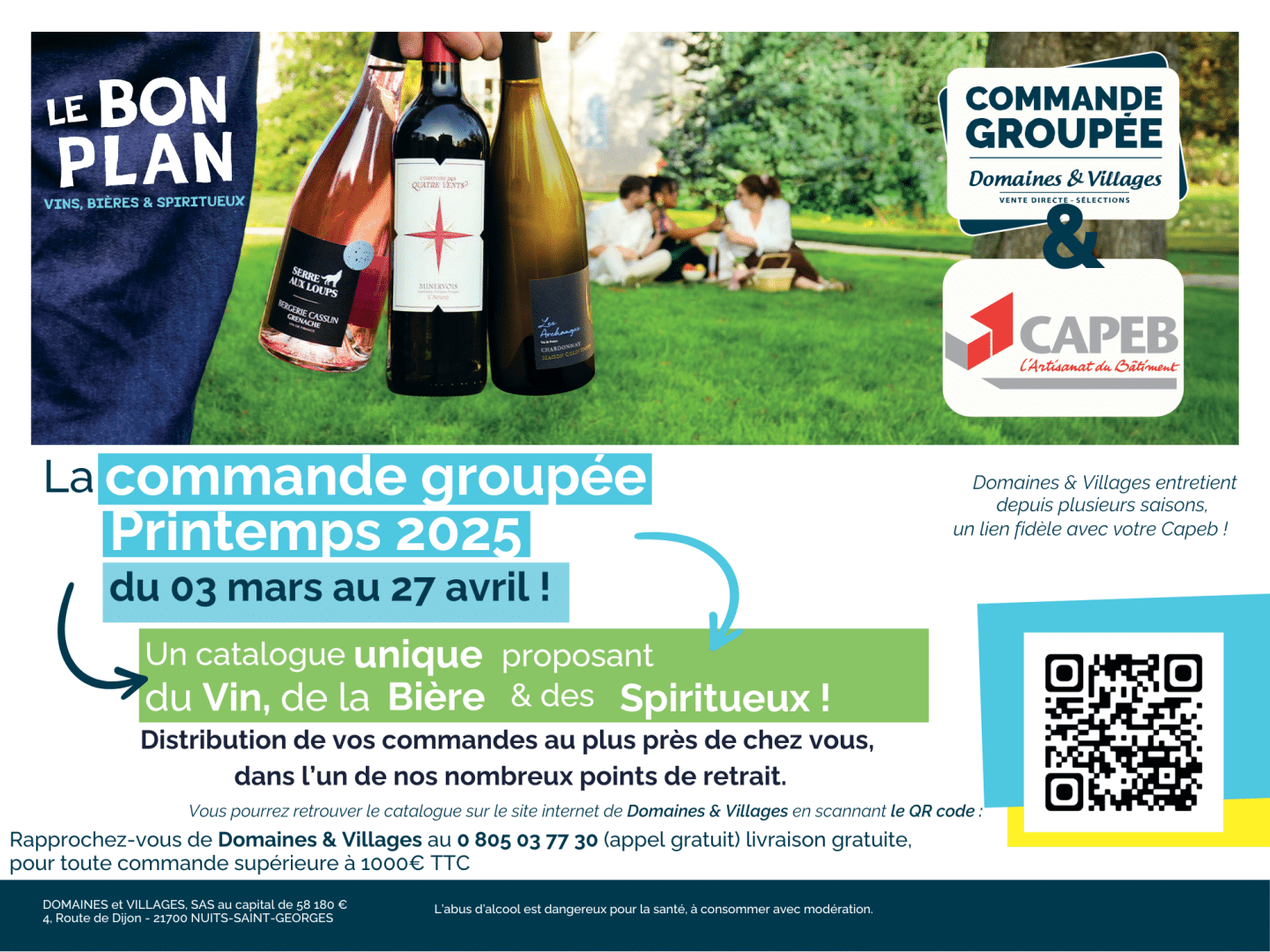 🍷 Profitez de Tarifs Exclusifs sur les Vins, Bières et Spiritueux ! 🍺