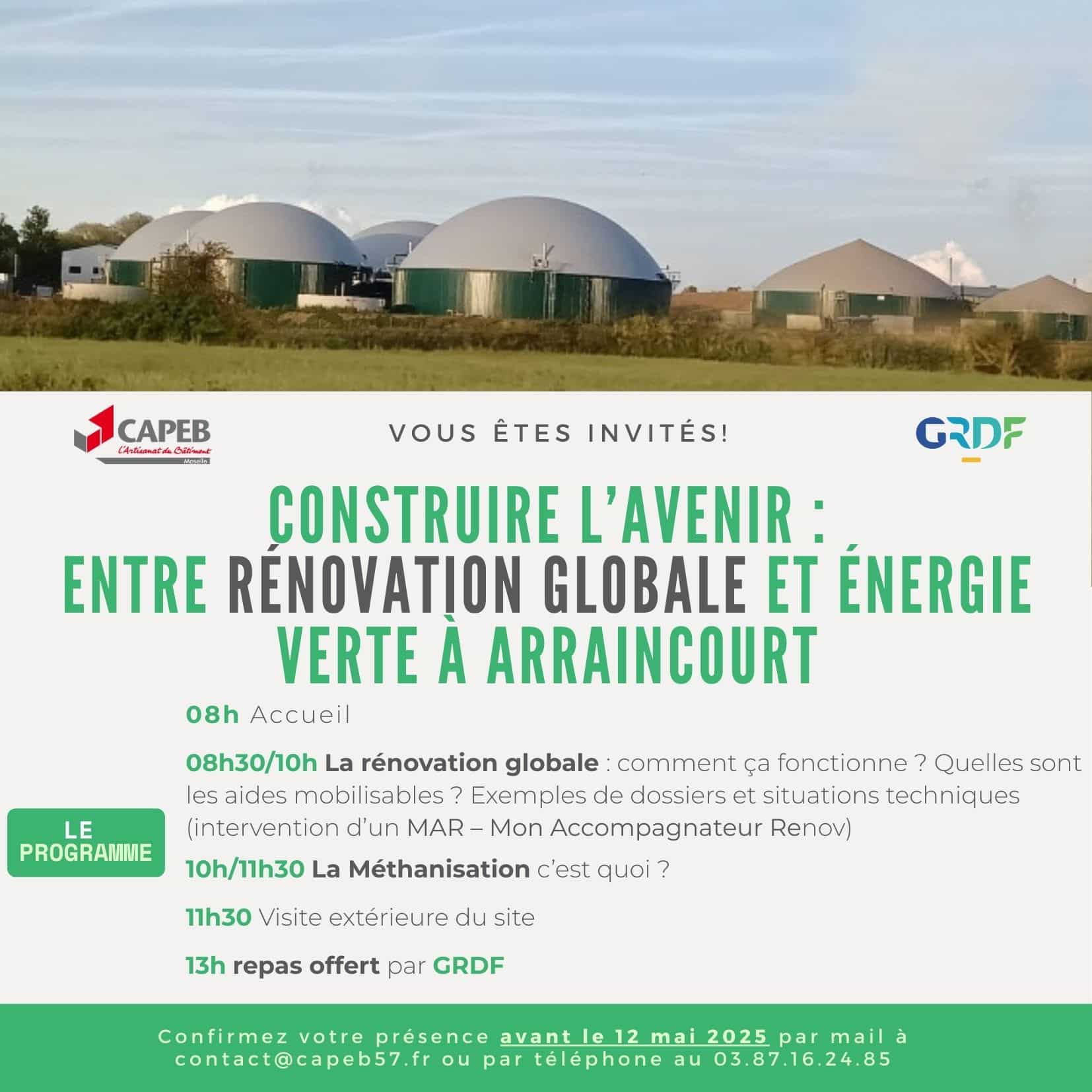 📅 Construire l’avenir : entre rénovation globale et énergie verte à Arraincourt