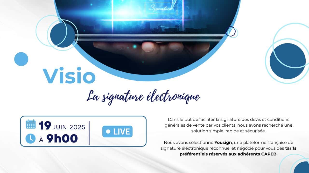 Participez à notre visioconférence interactive : La signature électronique ! 📅