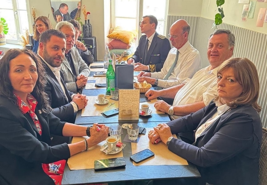 Déjeuner de travail entre la CAPEB Moselle et le Ministre de l’Économie jeudi dernier à Metz