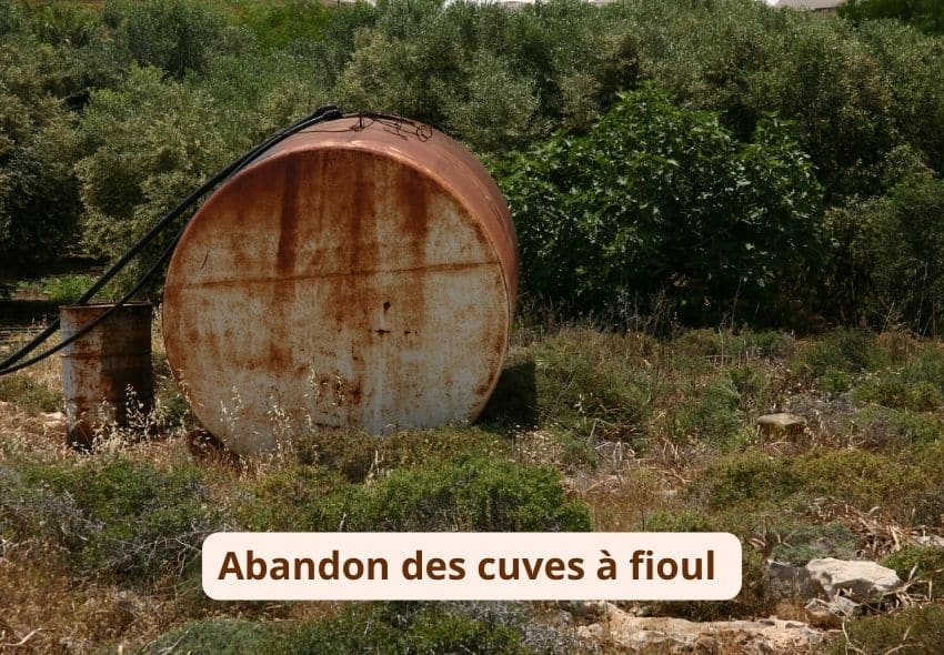 Abandon des cuves à fioul
