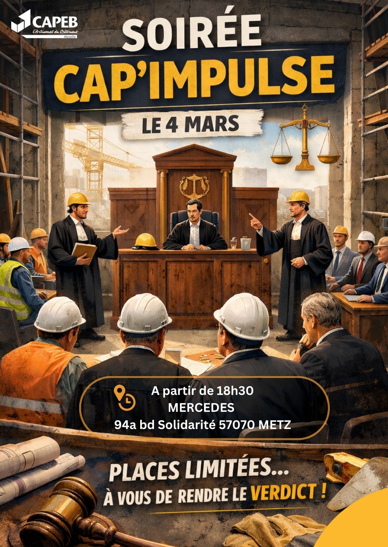 CAP’IMPULSE – Soirée du 4 mars 2026 – Inscrivez vous vite !