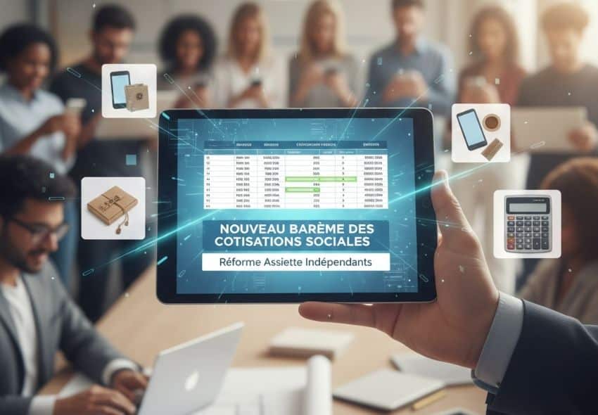 Réforme de l’assiette des cotisations sociales des travailleurs indépendants : le nouveau barème des cotisations sociales diffusé