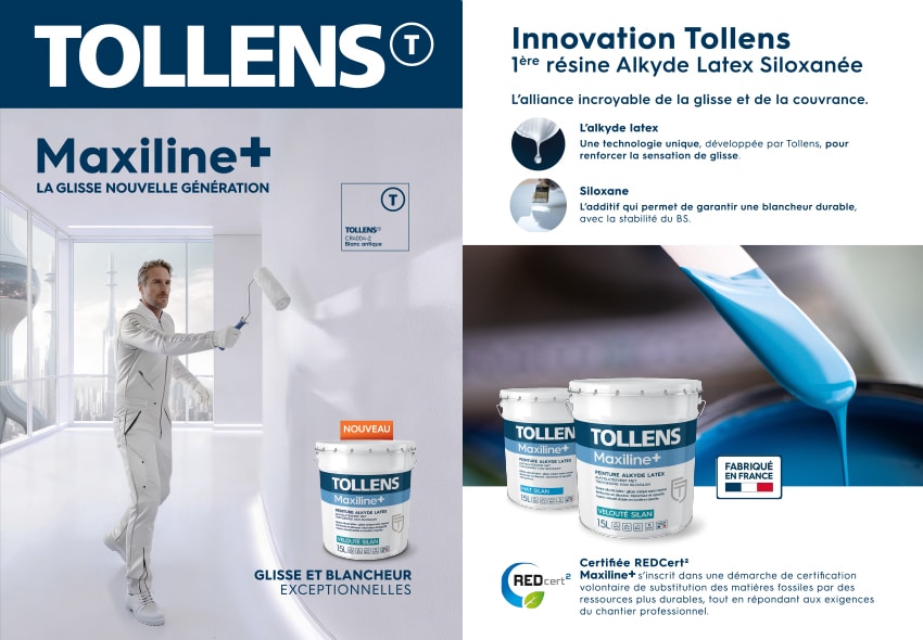 Maxiline+ : la glisse nouvelle génération, une innovation TOLLENS à retrouver dans près de 300 magasins en France et sur tollens.com