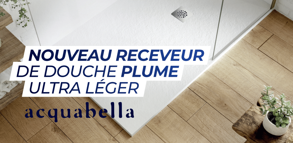 EXCLUSIVITE CEDEO : le nouveau receveur plume ultra léger