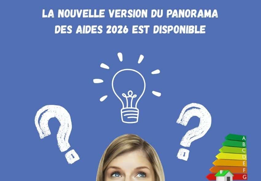 La nouvelle version du panorama des aides 2026 est disponible