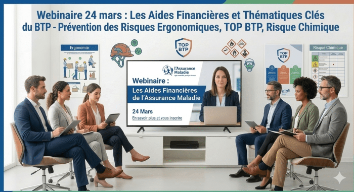 Santé–sécurité : un webinaire pour tout savoir sur les aides disponibles