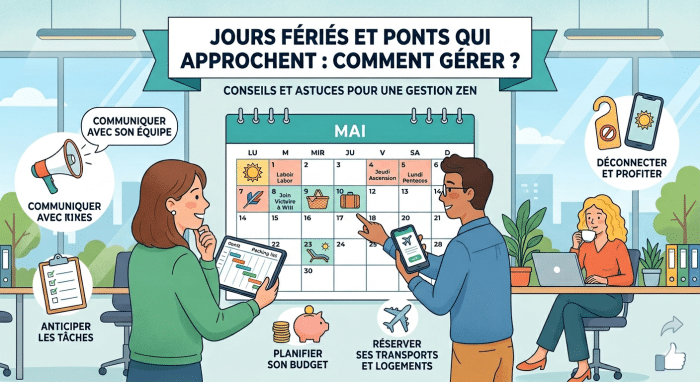 Jours fériés et ponts qui approchent : comment gérer ?