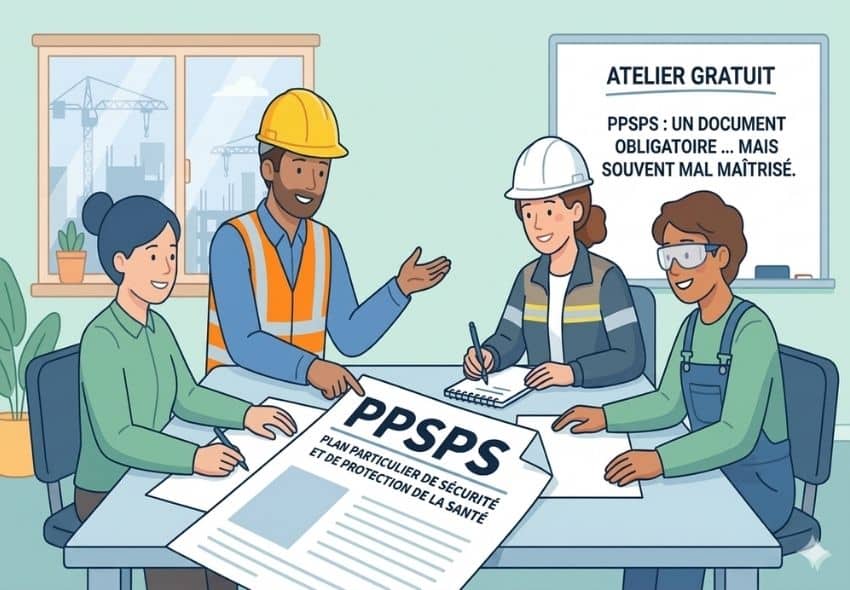 ⚠️ Atelier gratuit PPSPS : un document obligatoire… mais souvent mal maîtrisé
