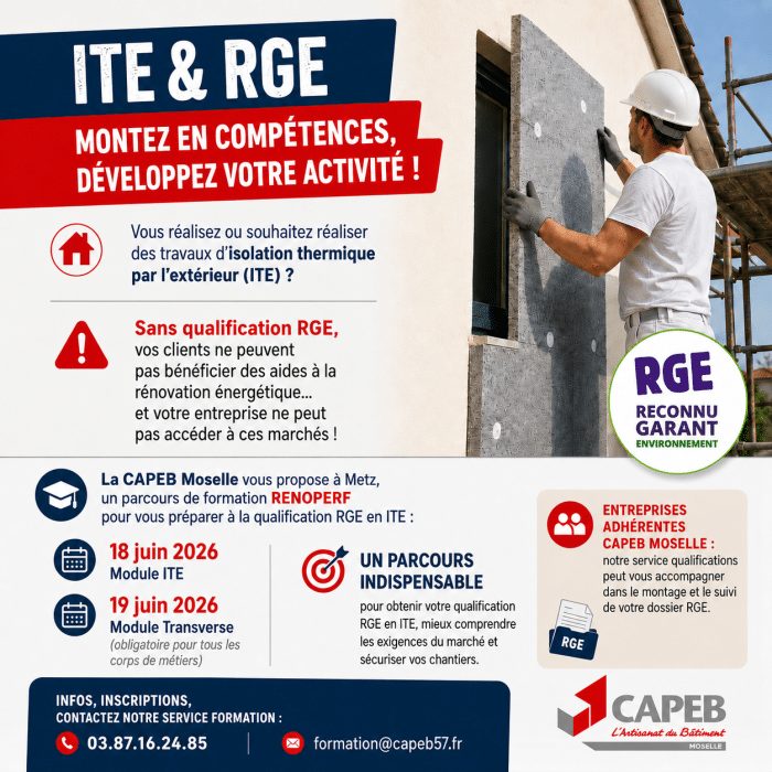 🏠 Vous réalisez de l’ITE ? Pensez à votre qualification RGE !