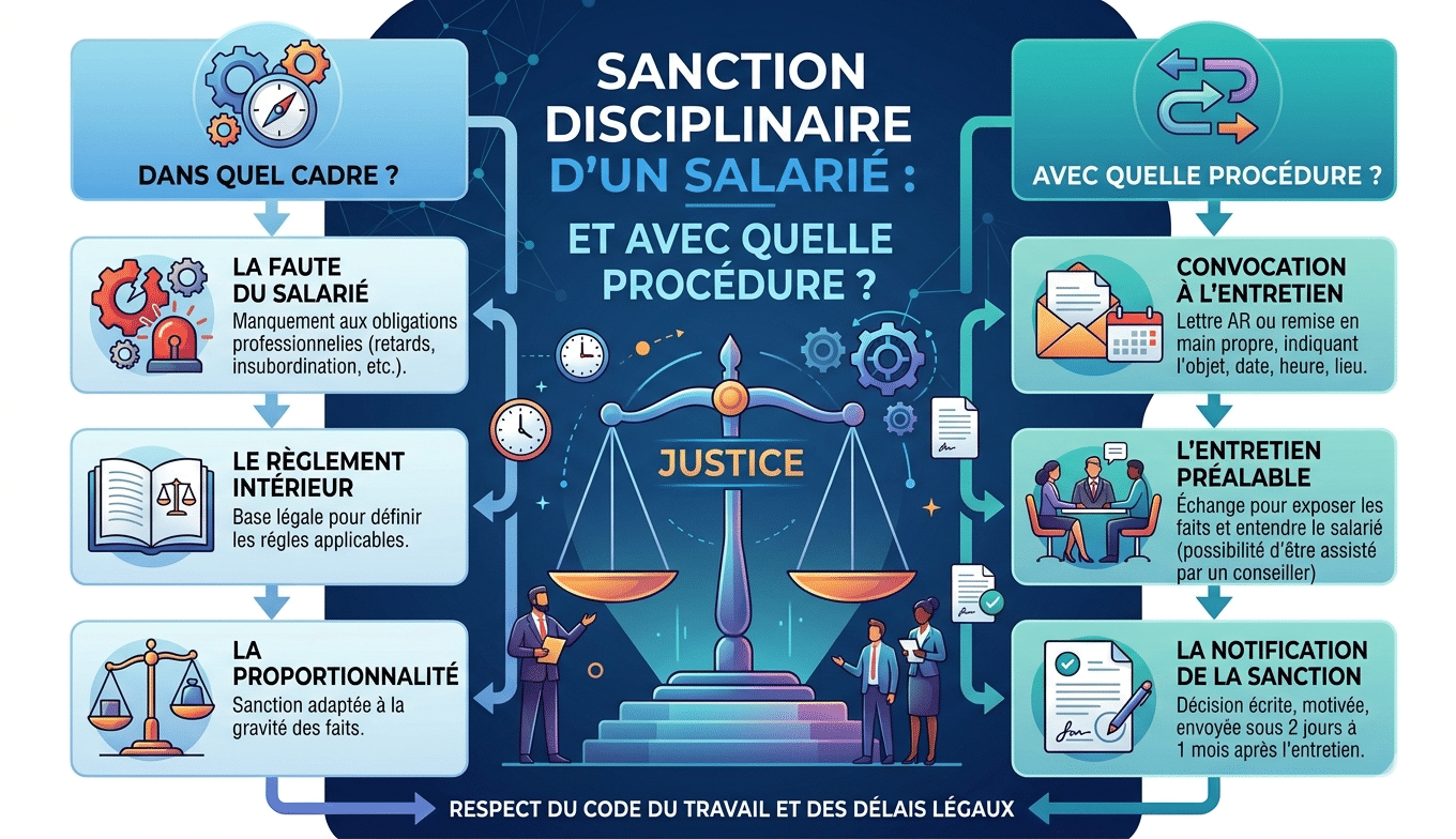 Sanction disciplinaire d&rsquo;un salarié : Un petit guide pour ne pas commettre d&rsquo;erreur