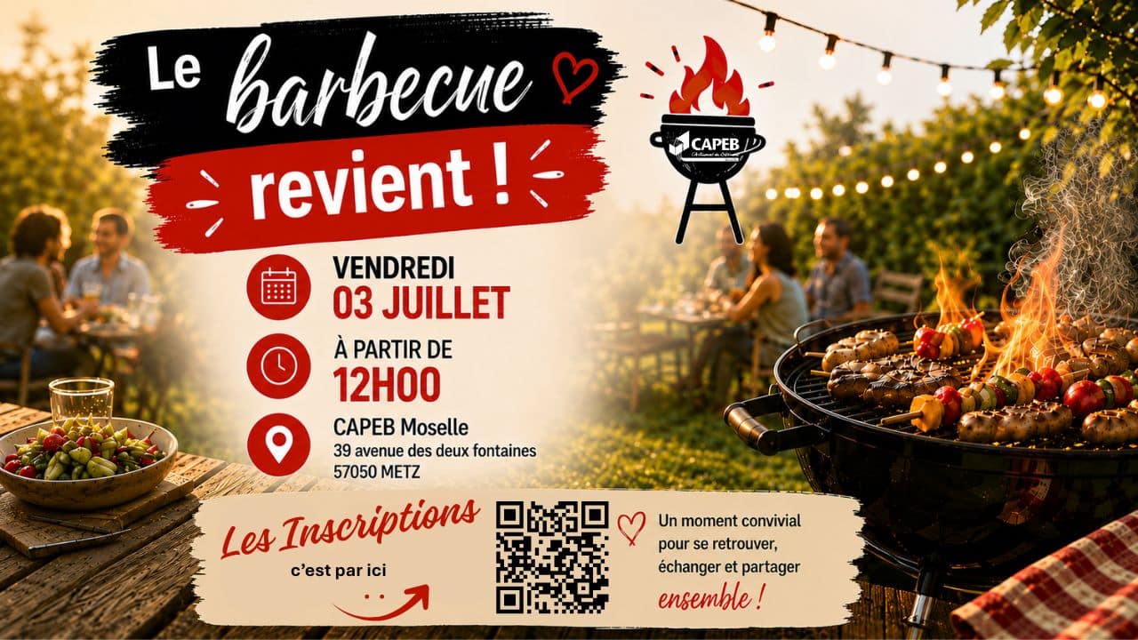 Le barbecue CAPEB Moselle est de retour !
