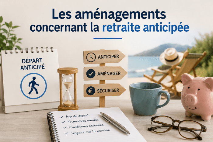 Les aménagements concernant la retraite anticipée