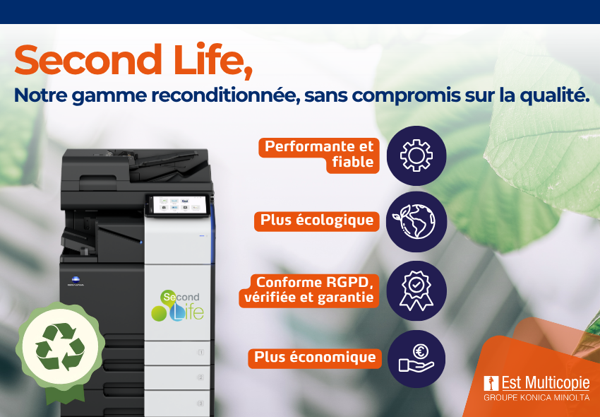 Imprimantes reconditionnées A4 & A3 : la performance au meilleur prix