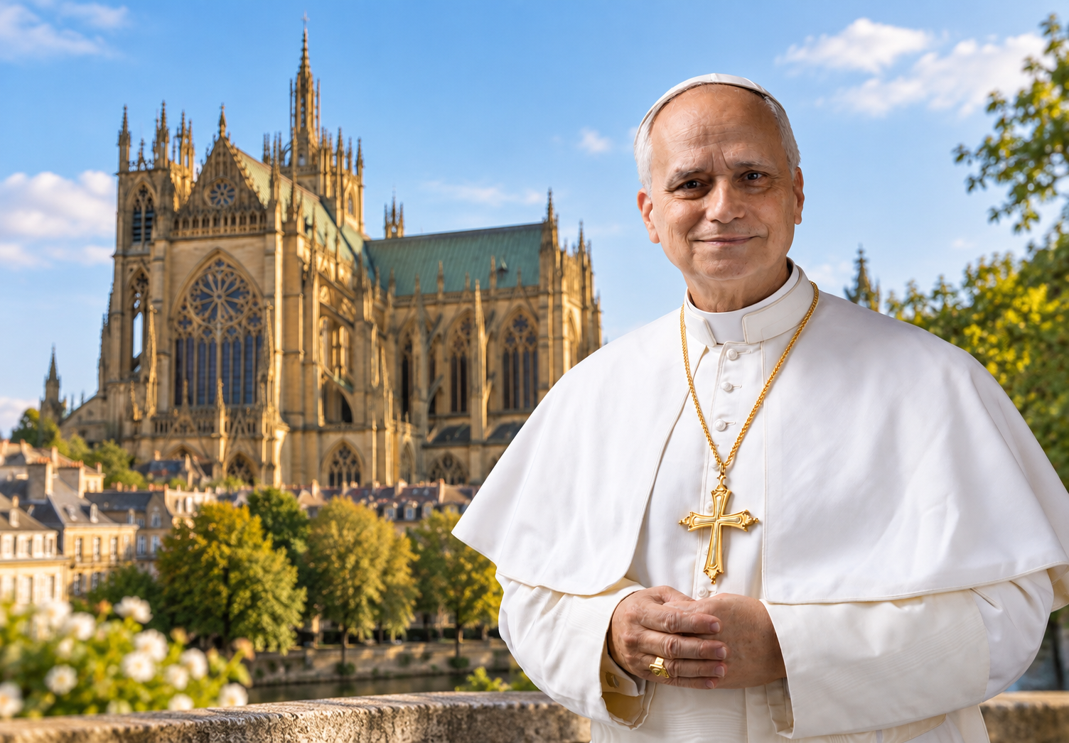 Visite du pape à Metz , un conseil : évitez les chantiers sur Metz le 28 septembre