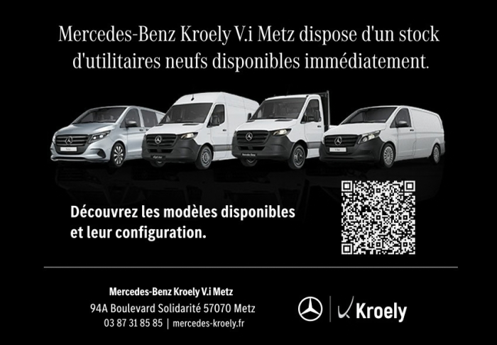 Votre utilitaire Mercedes-Benz disponible immédiatement