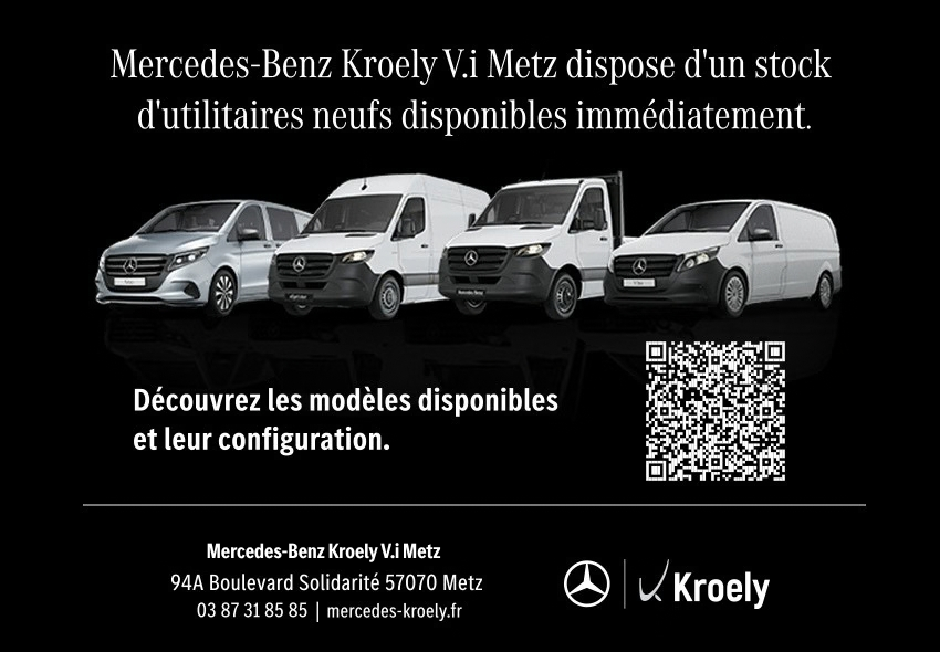 Votre utilitaire Mercedes-Benz disponible immédiatement