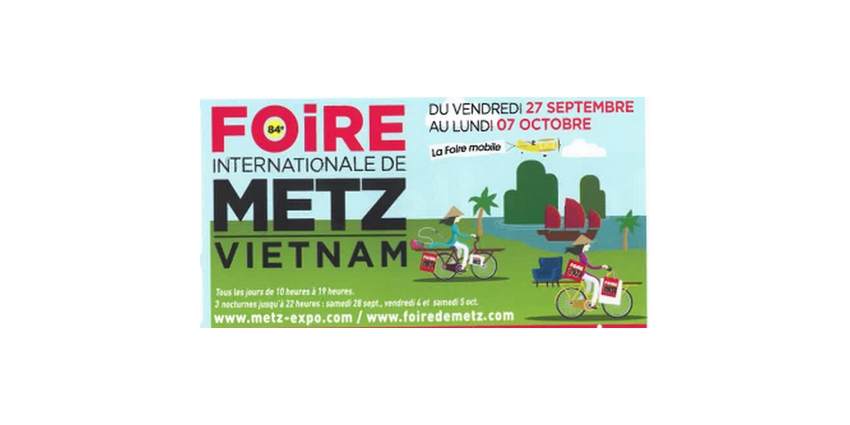 Retrouvez-nous sur la foire internationale de Metz le 28 septembre !